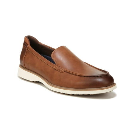 Dr. Scholl s Shoes Mens Synce Up Moc Faux Leather Round Toe Loafers