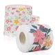 thumbnail image 5 of 2 rollos de papeles de baño estampados en flores Patrones de flores de los pañuelos del inodoro Servillillas decorativas para viajes en casa, 5 of 7