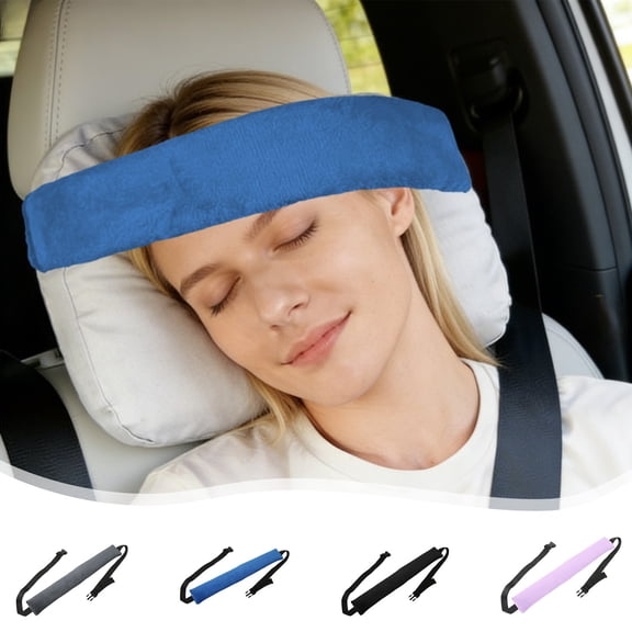 Adjustable Head Support Strap for Car Seats and Dining Chairs, Comfortable Padded Neck Restraint for Kids and Adults