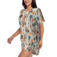 thumbnail image 2 of Xecao Squirrels and Trees print Swimsuit for women, Summer-ready, sporty style.Quick-dry fabric. Many sizes & colors., 2 of 9
