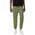 thumbnail image 1 of Styesk Men's Pants Man Printing Loose Large Size Drawstring Pockets Binding Leg Trousers, 1 of 7