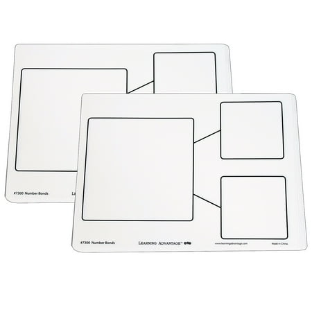 UPC: 0194629044955 | Learning Advantage Number Bond Dry Erase Boards – 10 Per Set – Set of 2