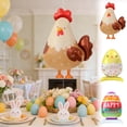 thumbnail image 2 of PEIBang Easter Foil Balloon,Cute Chicken Shaped Balloon for Happy Easter Themed Party Decorations Supplies, 2 of 6
