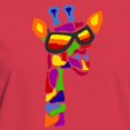thumbnail image 3 of CafePress - Giraffe In Sunglasses T Shirt - Women's Traditional Fit Dark T-Shirt, 3 of 4