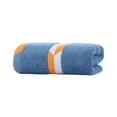 thumbnail image 7 of Bxaolu Premium Towel, 1 Pack Wash Cloths(13"x28"), Spun Cotton, Highly Absorbent Towels for Bathroom, Gym, Hotel, and Spa, Blue, 7 of 7
