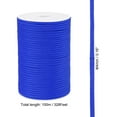 thumbnail image 2 of Uxcell 328FT 550 Paracord, 7 Strand Parachutes Cord Spool 4mm Survival Strong Rope String for Camping Hiking, Sapphire, 2 of 5