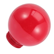 Supvox Red Round Lamp Cover Waterproof Replacement for Outdoor Globe Light Fixture