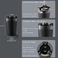 thumbnail image 7 of Aiteng Portable Ashtray with Water Tank Smell Proof, Detachable Car Ashtray for Most Car Cup Holder, Smokeless Windproof Ashtray, for Home Office, 7 of 7