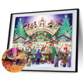thumbnail image 2 of Wdftyju Kit de diamantes de imitación de taladro redondo completo de pintura de diamante Feliz Navidad (A4003) Wdftyju 6tp1uk6cw0rf3pr5D01, 2 of 9