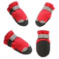 thumbnail image 1 of Botas de Lluvia para Perros Gloria 4 Uds Antideslizantes Impermeables Rojo-M, 1 of 9