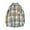 Blue, variant on WREESH Men's Casual Button Down Shirts Long Sleeve Plaid Fashion Top with Checkered Print Blue
