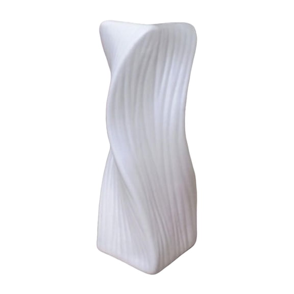 Flower Vase Table Centerpiece Decorative Vase Plastic Modern Style for Office Bedroom Housewarming Gift