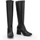 thumbnail image 2 of Botas Dream Paris Para Dama Estilo Estilo Retro Vintage Negro Talla 26, 2 of 5