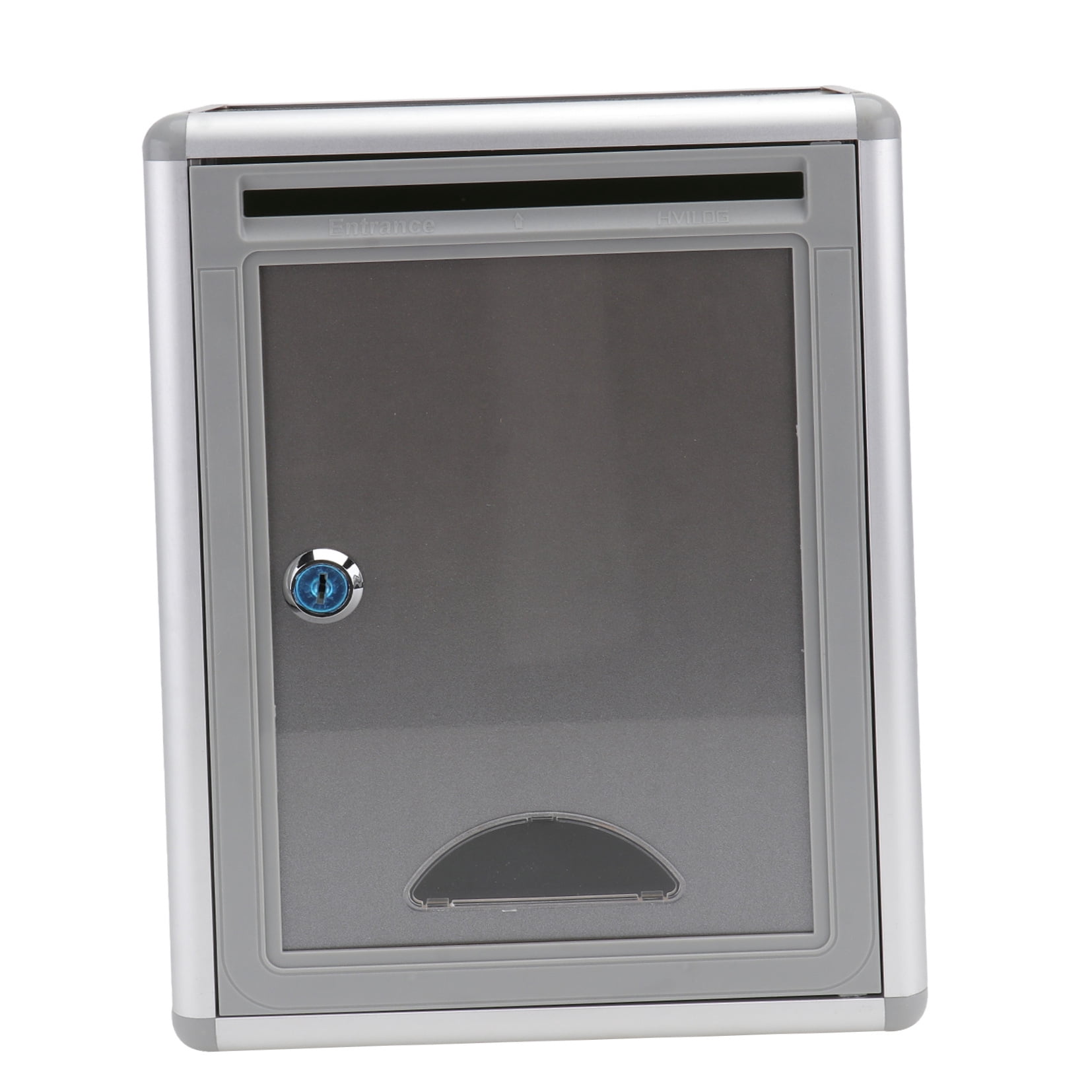 RENACLIPY 1Pack Wall Mounted Lockable Suggestion Box for Secure Mail Collection 11.2x8.5x4.1in