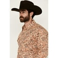 thumbnail image 2 of Wrangler Men's Checotah Long Sleeve Tan Western Shirts 112346072, 2 of 4