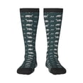 thumbnail image 2 of Lsque Turtle Chrysanthemum Printed Crew Socks Men's Women's LightWeight Thin Casual Calf Socks ,Knee High Socks,Cotton Socks, 2 of 9