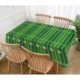 thumbnail image 5 of American Football Field Tablecloth Touchdown Sport Themed Indoor Outdoor Birthday Party Decoration Rectangular Table Cloth Kitchen Dining Room Table Cover (60" x 84"), 5 of 5