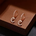 thumbnail image 3 of IEFSHINY Initial Earrings for Women Hypoallergenic Huggie Hoop Earrings Jewelry Gifts for Women, 3 of 6