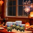 thumbnail image 5 of Beautynvta Happy New Year Tableware Set, Black and Gold 2026 Disposable Cups with Fireworks and Champagne Designs, Paper Cups Set, Serves 16, 5 of 6