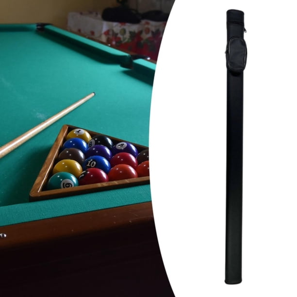 Estuche de transporte para tacos de billar, bolsa de almacenamiento para tacos de snooker, estuche protector ligero, portátil y fácil de transportar. Caso de