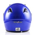 thumbnail image 6 of Motorcycle Motocross MX ATV Dirt Bike Youth Full Face Helmet HG316 Glossy Blue, 6 of 6