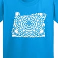 thumbnail image 4 of Inktastic Oregon Silhouette Mandala Youth T-Shirt, 4 of 5