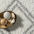 thumbnail image 6 of nuLOOM Iola Geometric Shag Area Rug, 5' 3" x 7' 6", White, 6 of 9