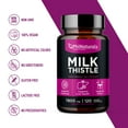 thumbnail image 2 of Phinaturals Milk Thistle Liver Support Capsules 260mg, 30:1 Silymarin Herbal Supplement, 7000mg Equivalent, 3 Pack, 2 of 10