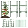 thumbnail image 2 of Spaco 3-Pack Garden Trellis 40"/60" Tall Plant Support Stands with Clips and Ties-S, Garden Stakes Tomato Trellis for Pots, 2 of 8