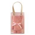 thumbnail image 2 of Meggemo Coral Velvet Bear Shaped Towel Soft Plush Bath Towel for Cute Animal Design Hooded Washcloth 's Gift Soft Absorbent Cute Bear Hooded Towel For Bath Time, 2 of 6