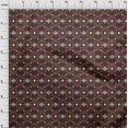 thumbnail image 3 of oneOone Polyester Lycra Fabric Diamond & Swirl Ikat Print Sewing Fabric BTY 56 Inch Wide, 3 of 4
