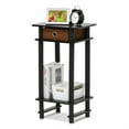thumbnail image 1 of Furinno 17017 Espresso/Brun Turn-N-Tube Table d'Appoint Haute avec Bac, 1 of 4