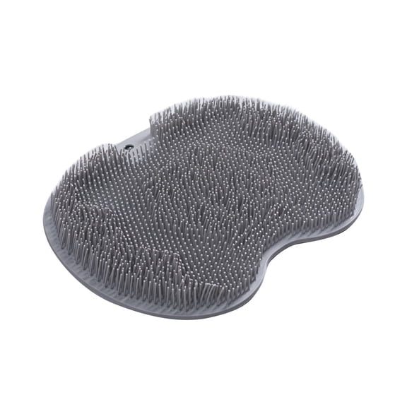 Silicone Shower Foot Mat 2026 New, Double Cleansing Hands-Free Foot Pad With Massage Bristles, Strong Suction Cups Non-Slip Safety, Skin-Friendly Silicone Material, Multi-Purpose