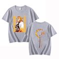 thumbnail image 3 of Camiseta de Anime Rengoku Kyoujurou Unisex, camiseta de manga corta con cuello redondo, camiseta informal de verano con estampado, 3 of 5