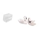 thumbnail image 5 of Caja de almacenamiento de papel higiénico de resina acrílica con forma de cisne. Dispensador moderno de toallas de papel. Soporte de pared para pañuel, 5 of 8