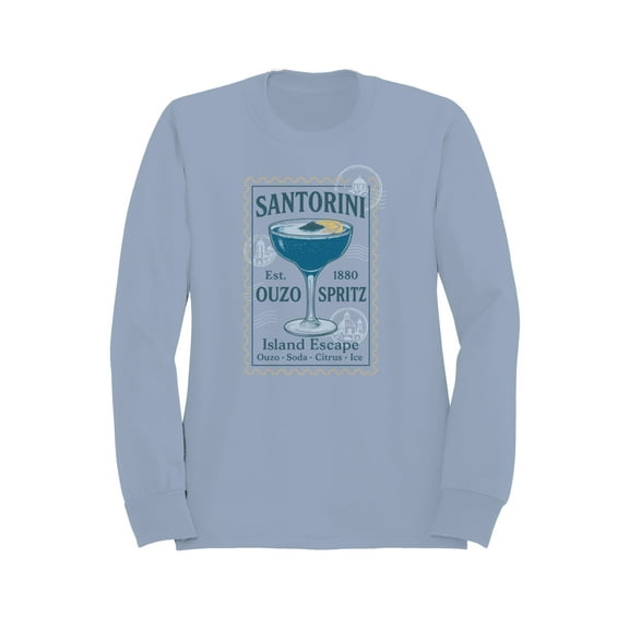 Santorini Ouzo Spritz Island Escape Men's Sweatshirt