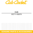 thumbnail image 3 of CUB CADET 711-05270 Steering Drag Link Z Force S46 S48 S54 S60 LP KH Lawn Mowers, 3 of 6