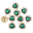 thumbnail image 3 of 10 Pieces Charms Pendants Embellishments Flatback Alloy for Shoes Bags, 3 of 8