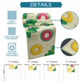 thumbnail image 6 of Summer Swimming Rings Table Runner 70 Inches, Floral Plumeria Yellow Wooden Bed Runner Dresser Scarves Tabletop for Indoor Outdoor Parties/Ceremony/Banquet, 13" x 70", 6 of 9
