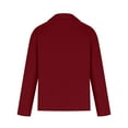 thumbnail image 5 of Luxalzxs Womens Blazers Dressy Casual Solid Color Lapel Collar Open Front Suit Jackets Regular Business Casual Blazers Work Office Blazer, 5 of 6