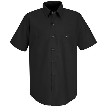 Red Kap Mens Short Sleeve Industrial Work Shirt