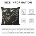 thumbnail image 5 of Nawypu Black Girl Throw Pillow Covers, Daughter Gifts, Daughter Birthday Gift, Black Art Decor, African Women Girl American Pillow Cases for Sofa Bed Couch,Daughter Room Decor, 5 of 5