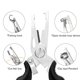 thumbnail image 4 of Pinzas para el cuerpo de pesca, alicates de agarre con llavero, cuerda, tijeras de pesca, equipo Hugtrwg Para estrenar, 4 of 6