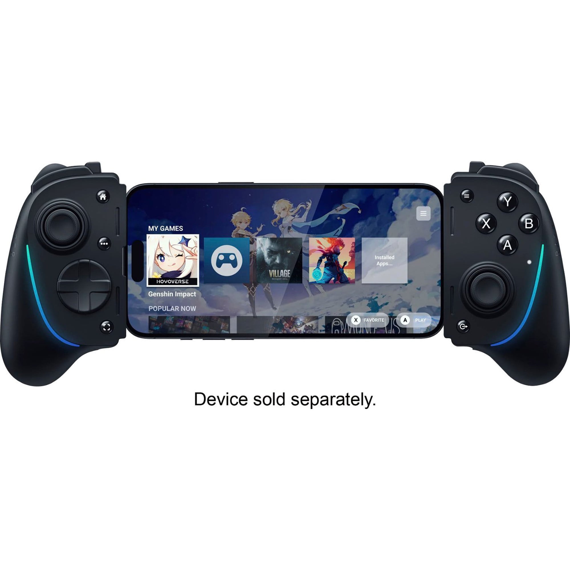 Razer Kishi Ultra USB C Gaming Controller for Android, iPhone, and iPad Mini - Black