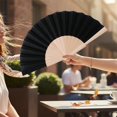thumbnail image 5 of Vjnyvs Folding Hand Fan Portable Performance Fan Spanish Handheld Fan for Dancing Wedding Party Props Decorations, 5 of 7