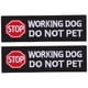 thumbnail image 1 of 2 parches bordados para perros de servicio, parches de no acariciar, parches de identificación para perros, parches de no acariciar, arneses para mascotas, 1 of 8
