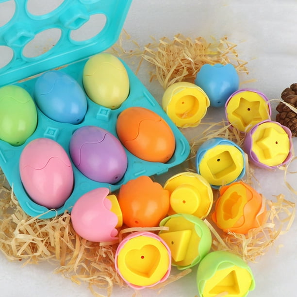 Oeuf de Pâques Oeufs en plastique Drôle d'oeuf de Pâques Jouets