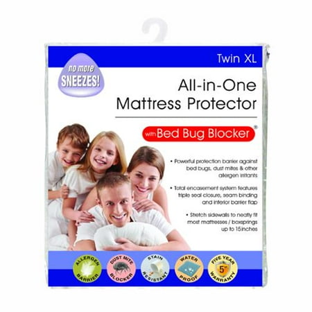 Levinsohn Textile Company All-In-One Protection with Bed Bug Blocker Twin XL Mattress Protector