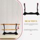thumbnail image 4 of unbranded Rack De Almacenamiento Negro Para De Con Práctico Y Compacto, 4 of 8