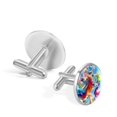 thumbnail image 3 of Unicorn Elegant Mens Cufflinks Set for Formal Attire, Made of Stainless Steel, for Any Occasion, 3 of 6